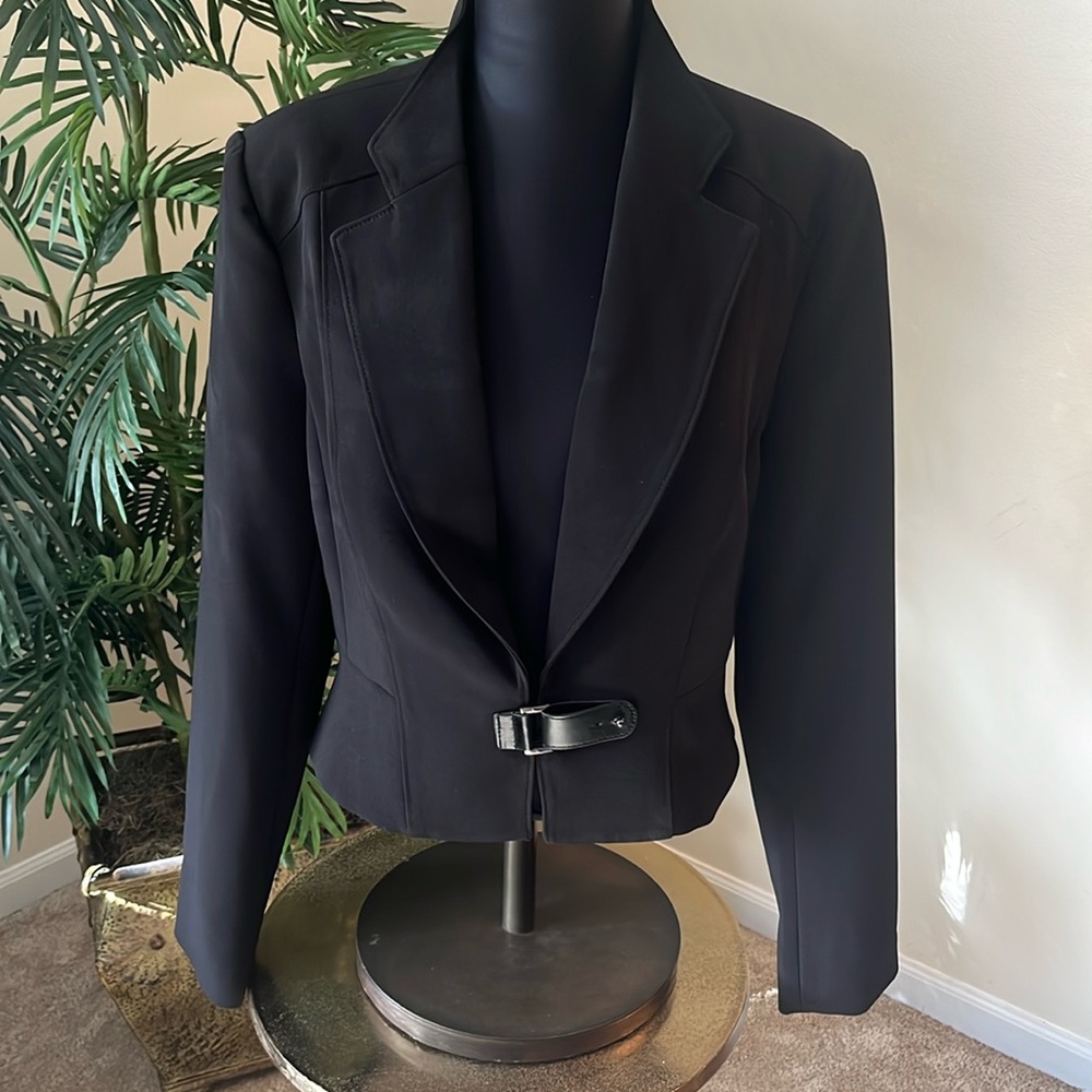 WHBM equestrian cropped Jacket